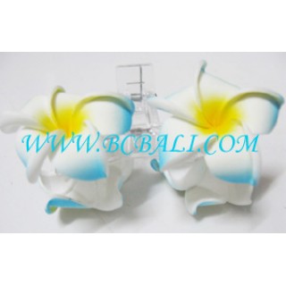 Rubber Flower Hair Jewelry